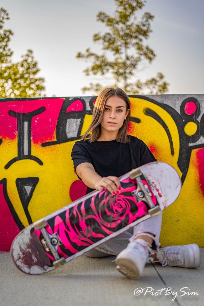 Marine-5 Marine et un skate de Tarmak à Angers