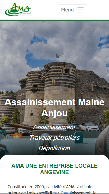 site-mobile-ama Création d'un site web responsive pour une entreprise angevine